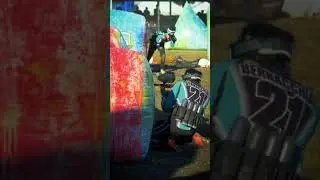 Alex &ldquo;Mouse&rdquo; Goldman making a move down the snake #shorts #paintball