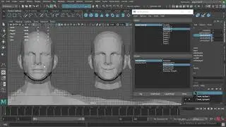 Maya Facial Blend Shapes Basic /  Face Expressions (Part-3)
