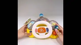 KB025310Educational simulation baby learning musical driving steering wheel toys for toddlers