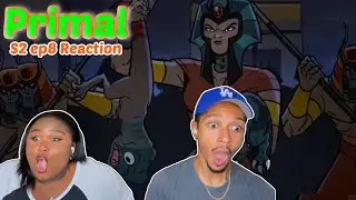 GENNDY TARTAKOVSKY'S PRIMAL S2 EP8 REACTION | PRIMAL THE COLOSSAEUS PT2 REACTION | MIRA IS AMAZING!