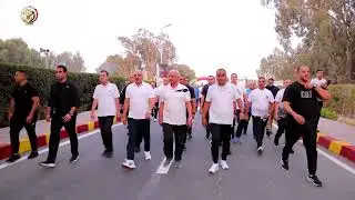 الفريق أول عبد المجيد صقر  يتفقد مراحل التدريب والتأهيل البدنى بالأكاديمية العسكرية المصرية
