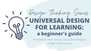 Universal Design for Learning: A Beginner's Guide