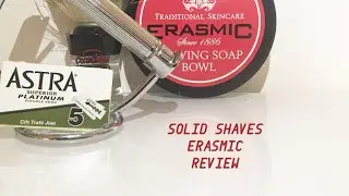 Erasmic Shave soap review