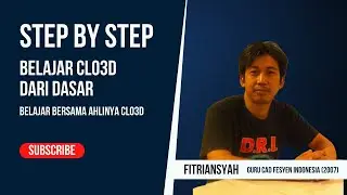 BELAJAR CLO3D DARI NOL #belajarclo3d  #mahirclo3d
