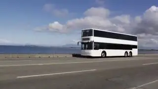 GreenPower EV550 All-Electric Double Decker Bus Video
