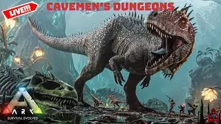 🔥 ⚔️ Cavemen's Dungeons Adventure! | ARK: Survival Evolved Modded Survival LIVE ⚔️#hindi