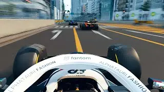 ONBOARD with the NEW AlphaTauri AT03 at TOKYO R246!