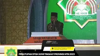 Syamsuri Firdaus (Juara 1) Penutupan STQH XXVII NTB - MATARAM Tahun 2023