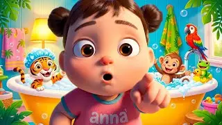 Wild Animals In The Bathroom Song | Fun Animals for Kids