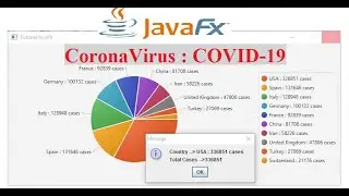 JavaFX Tutorial 15 PieChart - CoronaVirus Statistics COVID-19