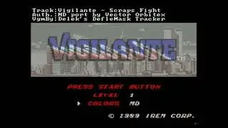 Vigilante Arcade Soundtrack For Sega Genesis [DOWNLOAD VGM & ROM FOR FREE]