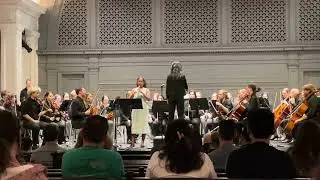 Haydn Oboe Concerto Bhavani Kotha 1st movement, Seattle Festival Orchestra, Yuchi Chou, conductor