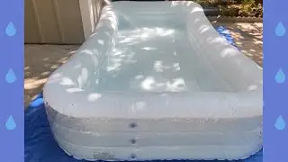 Sun Squad 6&rsquo;x22&rdquo; Deluxe Rectangular Family Pool 🎯#review #target  #live #2023  #momlife #shorts