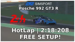 Porsche 992 GT3 R Hotlap at Spa on IRacing + Free Setup!! | 2:18:208 | CRZ Simsport