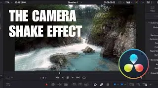 How to Create a Realistic CAMERA SHAKE EFFECT in DaVinci Resolve