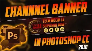 New Method - Make Channel Art For Tech Channels 2021 | YouTube Channel Banner Tutorial For Beginners