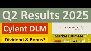 CYIENT DLM Q2 results 2025 | CYIENT DLM results | CYIENT DLM Share News | CYIENT DLM Share