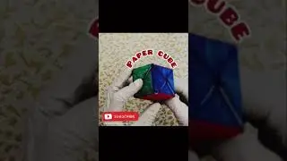 How to make easy Origami paper cube | Day 8/15 tutorial challenge