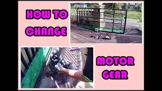 How to replace/change broken gear for Celmer/Gforce AC Sliding Motor/Cara tukar gear motor yg rosak