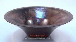 Rodin Copper Sink - Natural Finish