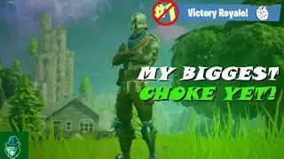 FORTNITE BATTLE ROYALE: BIGGEST CHOKE EVER!! (Fortnite Gameplay)