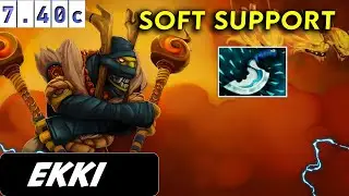 Ekkie Shadow Shaman Soft Support - Dota 2 Patch 7.40c Pro Player Gameplay