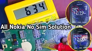 Nokia 150 rm-1190 Dual Sim Not working || Nokia 150 || No Sim || Insert Sim Jumper Ways 100%