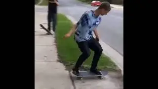 Uh that was way too close - Skateboard near the death accident