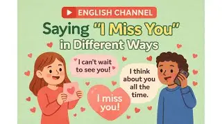 Daily English Conversations | Saying &ldquo;I Miss You&rdquo; in Different Ways &ndash; Shadowing Exercise  💕💬