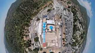 Rashbi and Arizal&rsquo;s kever DRONE VIDEO in Meron and Tzvas