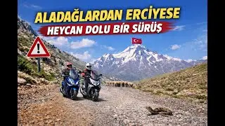 🏔️ Aladağlar’dan Erciyes’e Efsane Yolculuk | Maxi Scooter ile Dağ Maceras djı osmo action 3