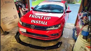 HOW TO INSTALL A VW GLI FRONT LIP MK6