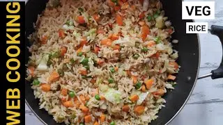VEG RICE RECIPE/LUNCH BOX RECIPE/VEG FRIED RICE RECIPE/WEB COOKING