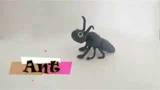 How to make an Ant with Play doh/Clay modelling Ant/DIY Clay art Ant