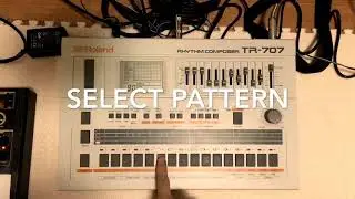 HOW TO USE TR-707 In A MOMENT