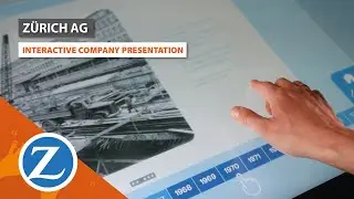Z&uuml;rich AG &ndash; Interaktives Multitouch Display f&uuml;r die Firmen-Pr&auml;sentation