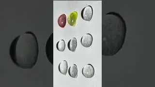 water drop color painting #art