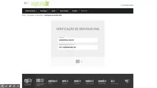 Verifica&ccedil;&atilde;o de servidor DNS - Registro.br