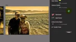 New Features in Photoshop Elements 9: Style Match (Vintage Postcard)