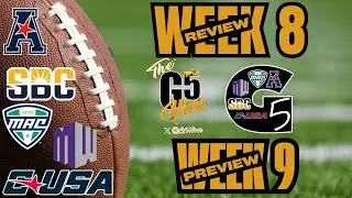 G5 College Football 2025 Week 8 Review & Week 9 Preview