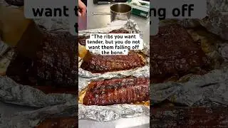 How to make some of the best baby back ribs #bbq #pork #meat #pitmaster #cooking #competitionbbq