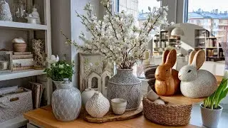 Scandinavian Minimal Easter Decor | Small Home Spring Decoration Ideas for a Bright & Calm Interior