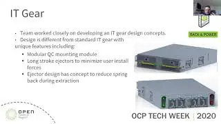 OCP 2020 Tech Week: ACS Cold Plate: ORV3 Blind Mate Liquid Cooling Interfaces