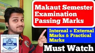 makaut pass marks | Internal + External Marks | makaut |makaut semester |makaut  university