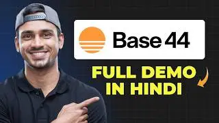 The EASIEST Way to Build Full-stack Apps with AI (for FREE!) 🚀 | Base44 Tutorial in Hindi