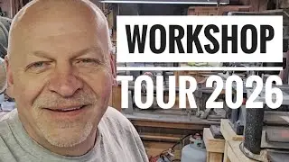 Workshop Tour 2026. #woodworker #diy #workshop  692