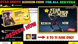Free Emote free fire | TODAY 10 JUNE REDEEM CODE FREE FIRE | FF REDEEM CODE TODAY 10 JUNE