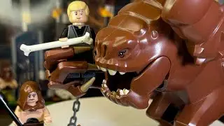 Perfect Lego rancor pit 75005 STAR WARS mini figure review 