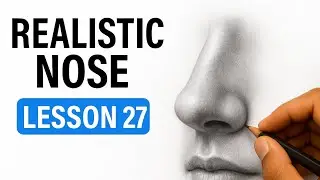 Realistic Nose Drawing ✏️ | Smooth Shading Technique | Portrait Feature #drawing #art #realistic
