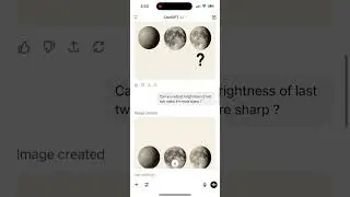 Moon fact or delusion just look at in person you know it it&rsquo;s not a ball !